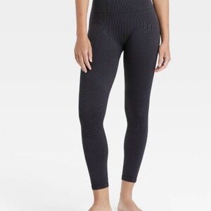 JoyLab Black Ribbed Leggings